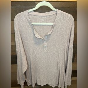 American Eagle Button Up Long Sleeve Shirt (Women's, XXL)